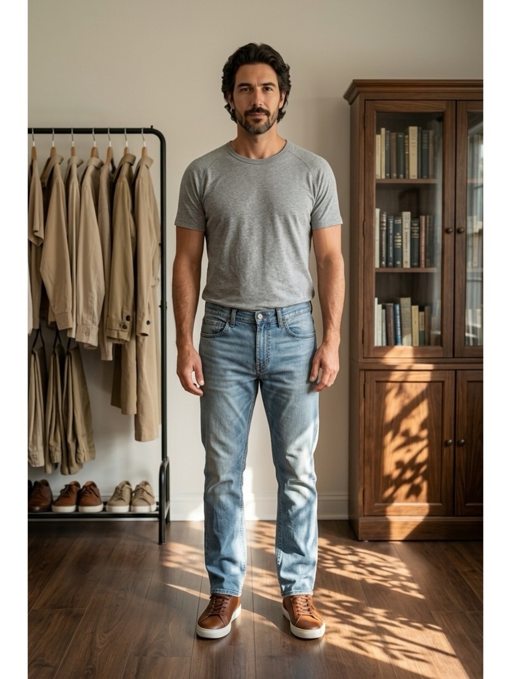 Levi's Signature Comfort Flex Relaxed Fit Light Blue Jeans